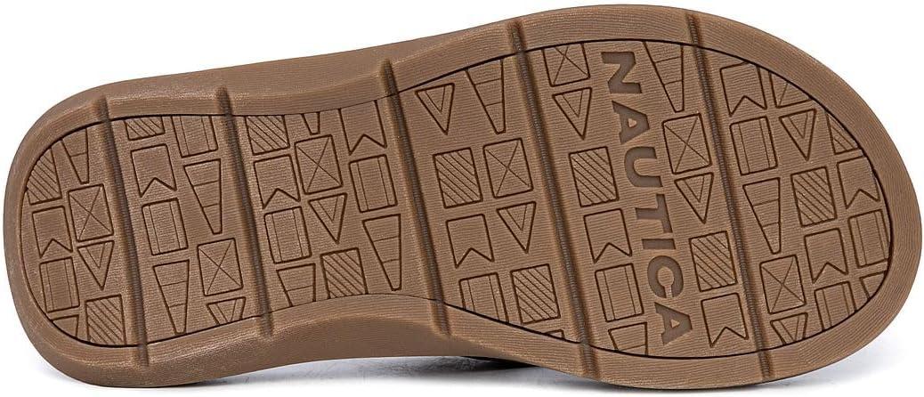 imageNautica Mens Flip Flop Shower Sandals Slides Comfortable Waterproof Beach Footwear SlipOn Thong MediumWide WidthTancasted