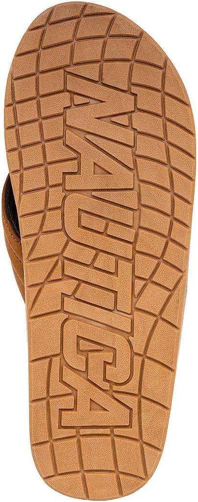 imageNautica Mens Flip Flop Shower Sandals Slides Comfortable Waterproof Beach Footwear SlipOn Thong MediumWide WidthTantapped