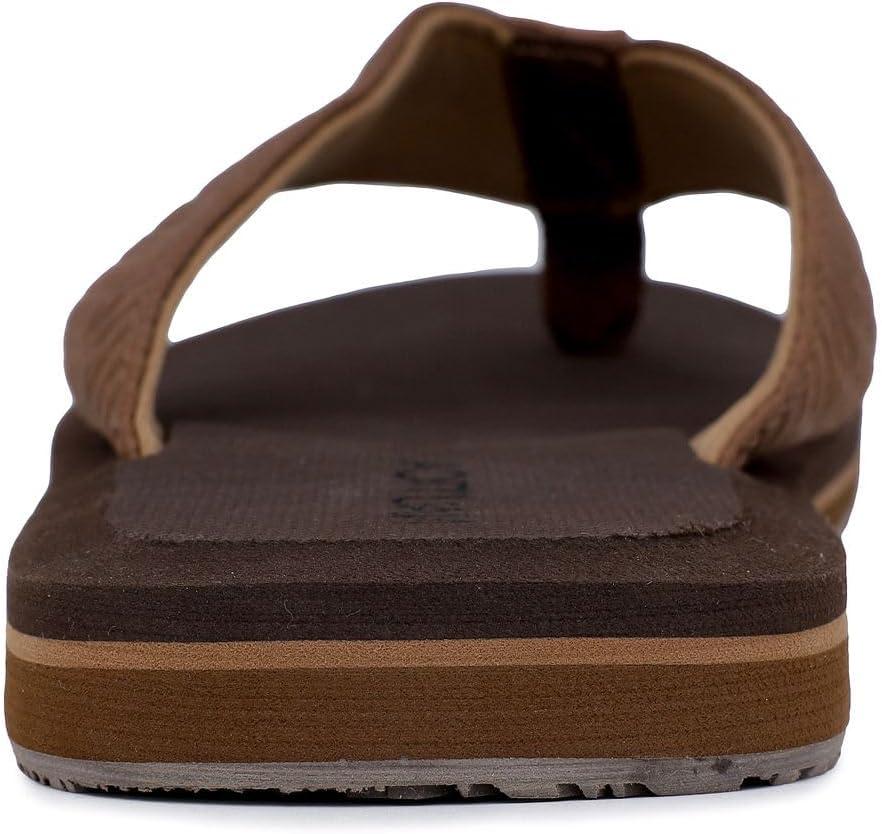 imageNautica Mens Flip Flop Shower Sandals Slides Comfortable Waterproof Beach Footwear SlipOn Thong MediumWide WidthTantidor