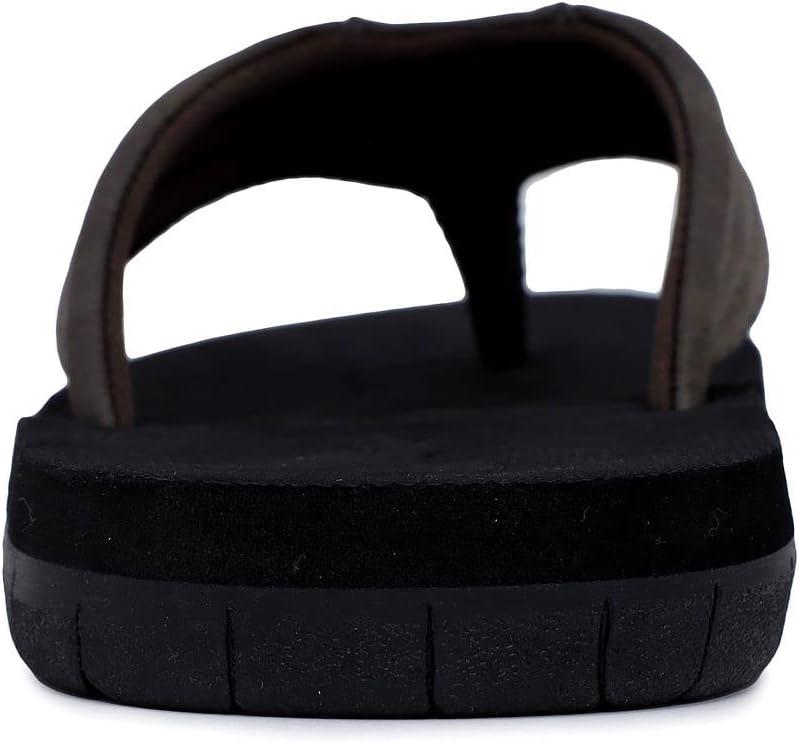 imageNautica Mens Flip Flop Shower Sandals Slides Comfortable Waterproof Beach Footwear SlipOn Thong MediumWide WidthTappedgrey