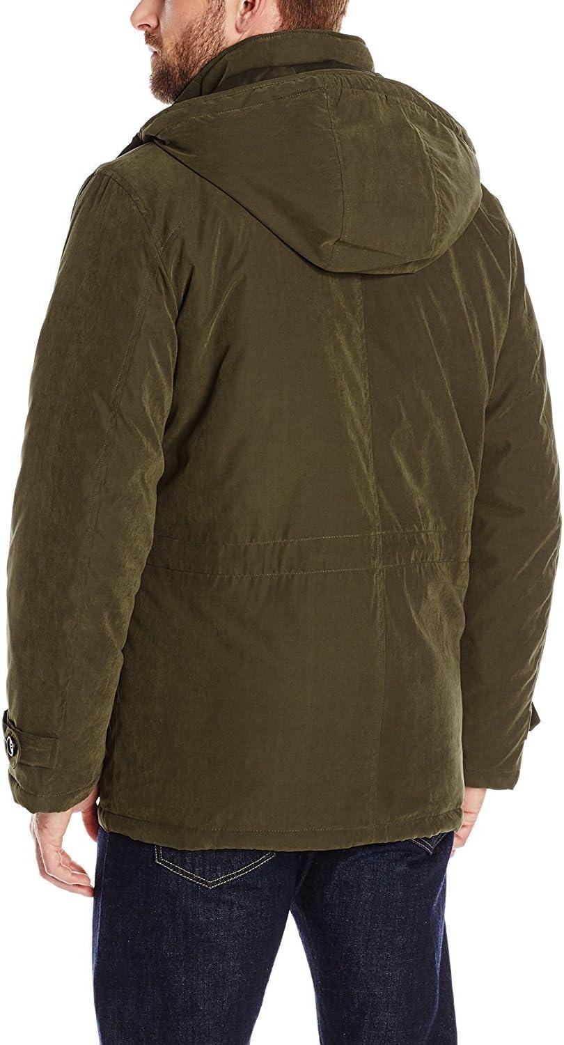 imageNautica Mens Heavyweight Puffer Jacket Parka Winter Coat Regular Big amp Tall SizesForest Night