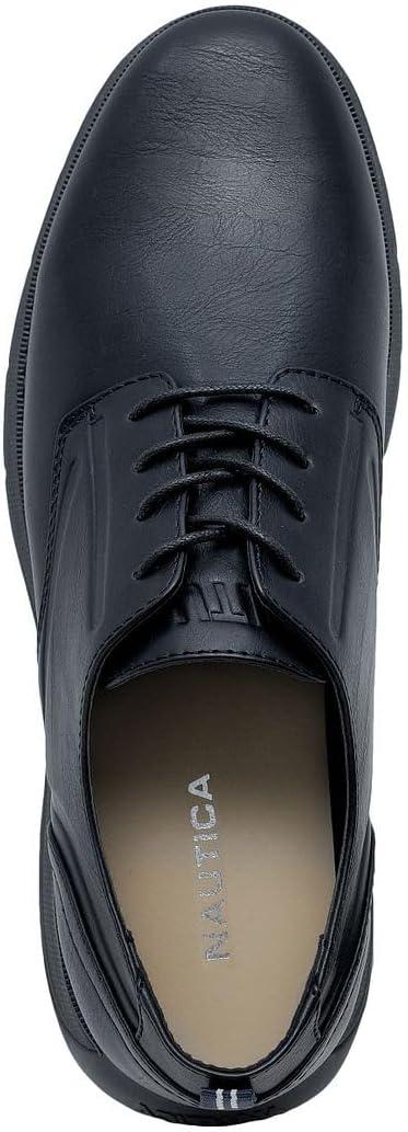 imageNautica Mens Knit Dress Oxford Dress Sneakers Breathable Stylish Lightweight amp Comfortable Ideal for Business or WalkingBlack Blackajax