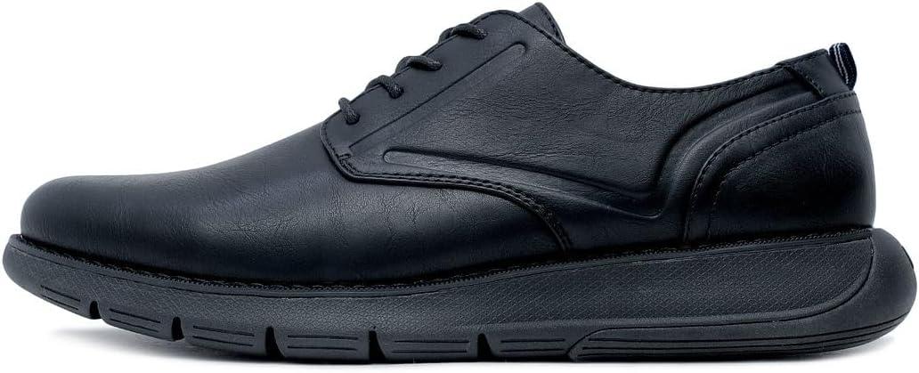 imageNautica Mens Knit Dress Oxford Dress Sneakers Breathable Stylish Lightweight amp Comfortable Ideal for Business or WalkingBlack Blackajax