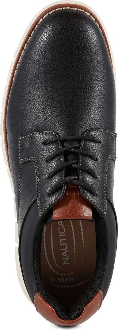 imageNautica Mens Knit Dress Oxford Dress Sneakers Breathable Stylish Lightweight amp Comfortable Ideal for Business or WalkingBlackeliam