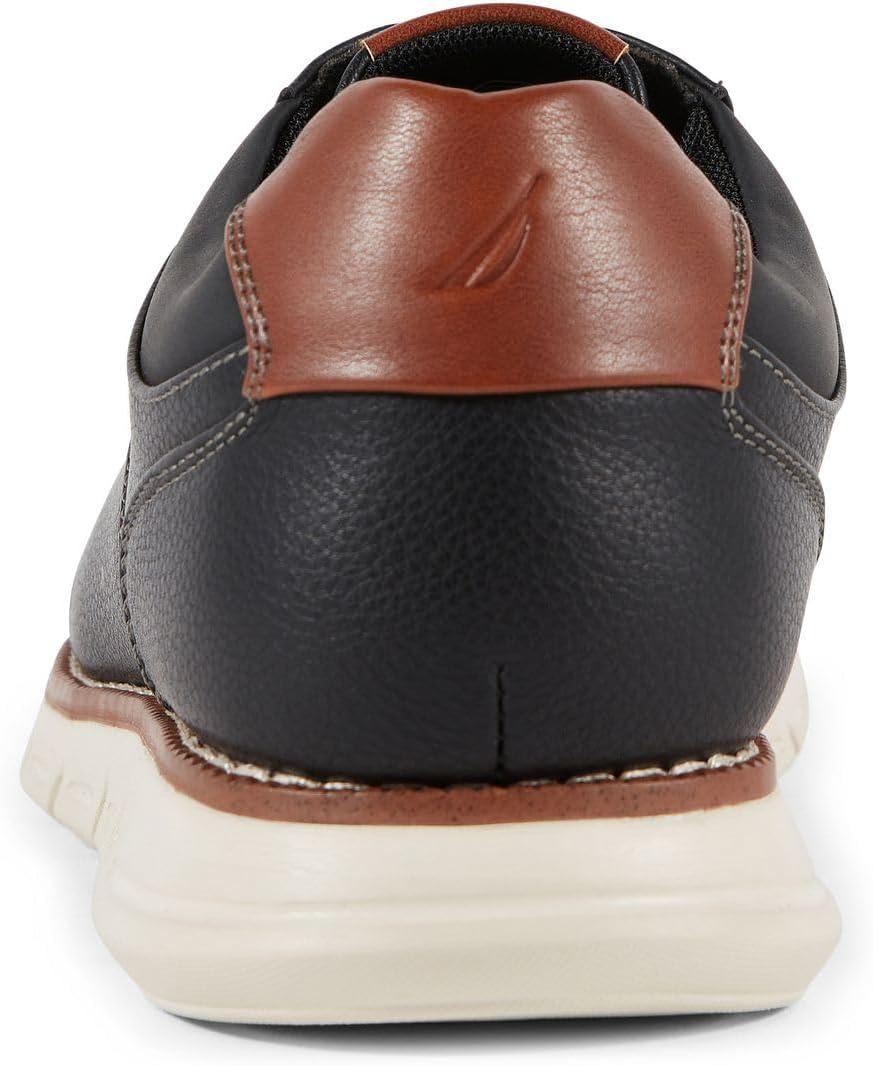 imageNautica Mens Knit Dress Oxford Dress Sneakers Breathable Stylish Lightweight amp Comfortable Ideal for Business or WalkingBlackeliam