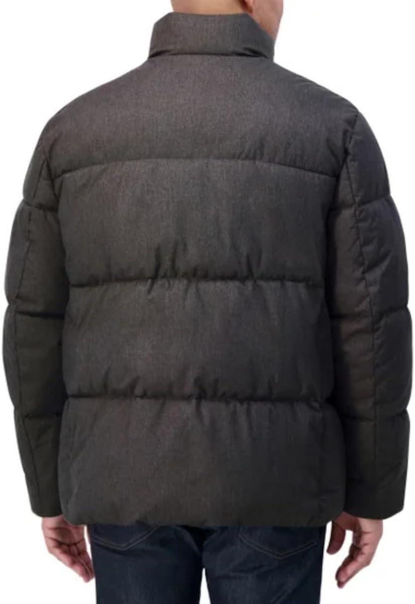 imageNautica Mens Lightweight Quilted Puffer Jacket Full Zip Transitional OuterwearErmine