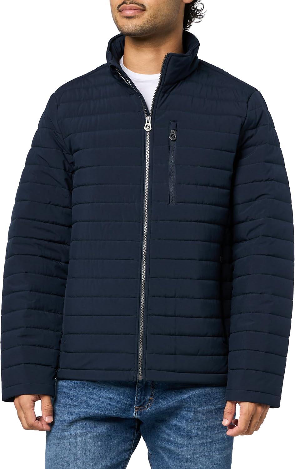 imageNautica Mens Lightweight Quilted Puffer Jacket Full Zip Transitional OuterwearNavy
