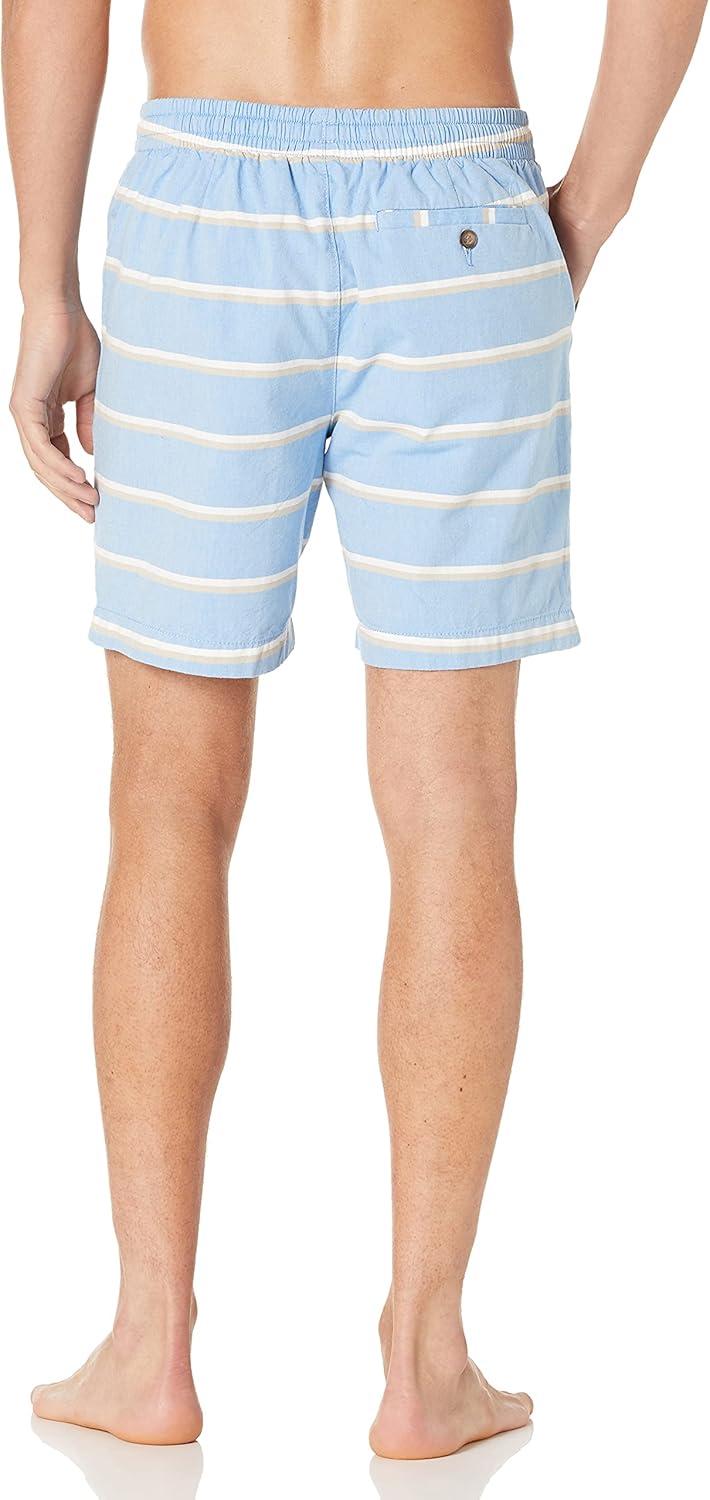 imageNautica Mens Mens 7 Classic Fit Boardwalk ShortsClear Skies Blue