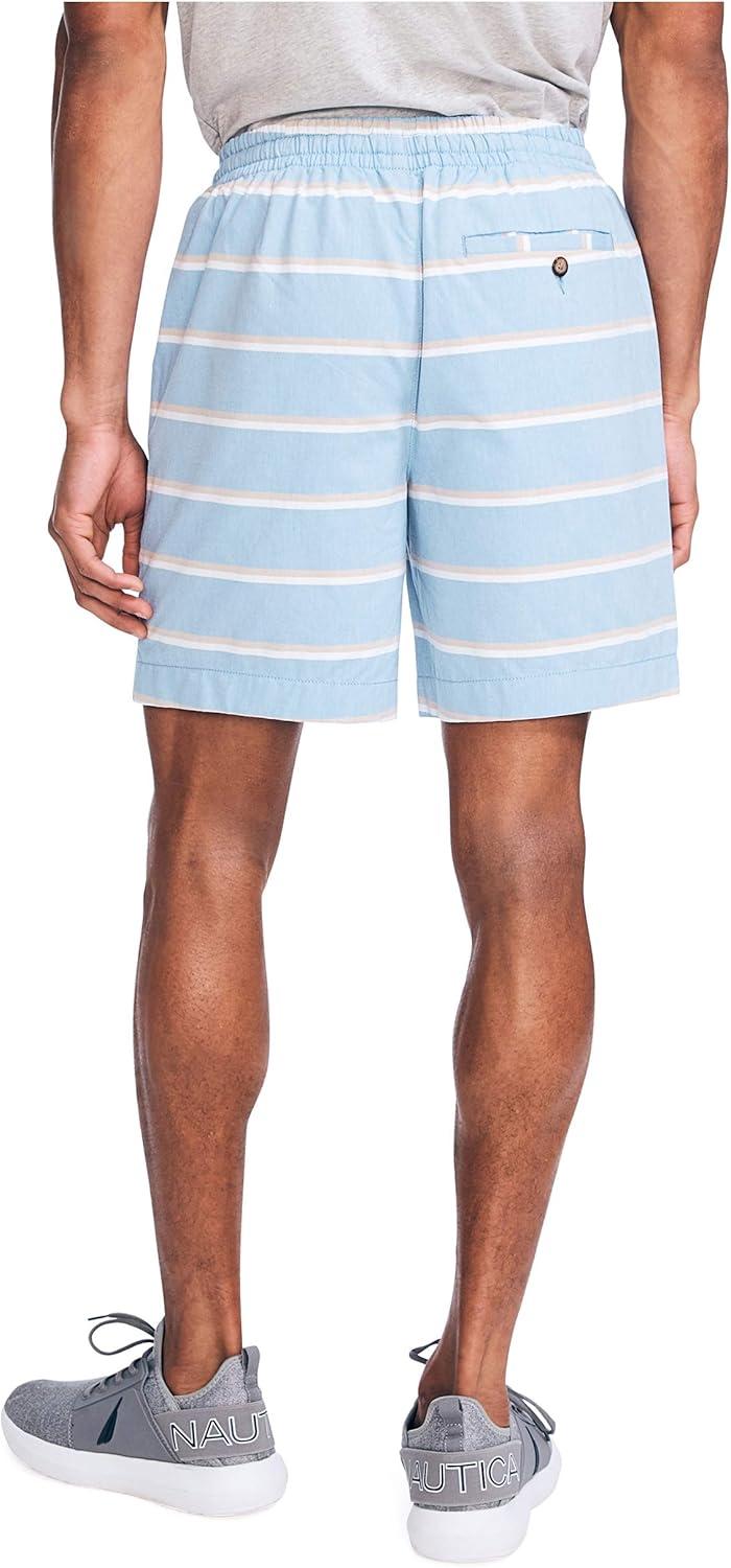 imageNautica Mens Mens 7 Classic Fit Boardwalk ShortsClear Skies Blue