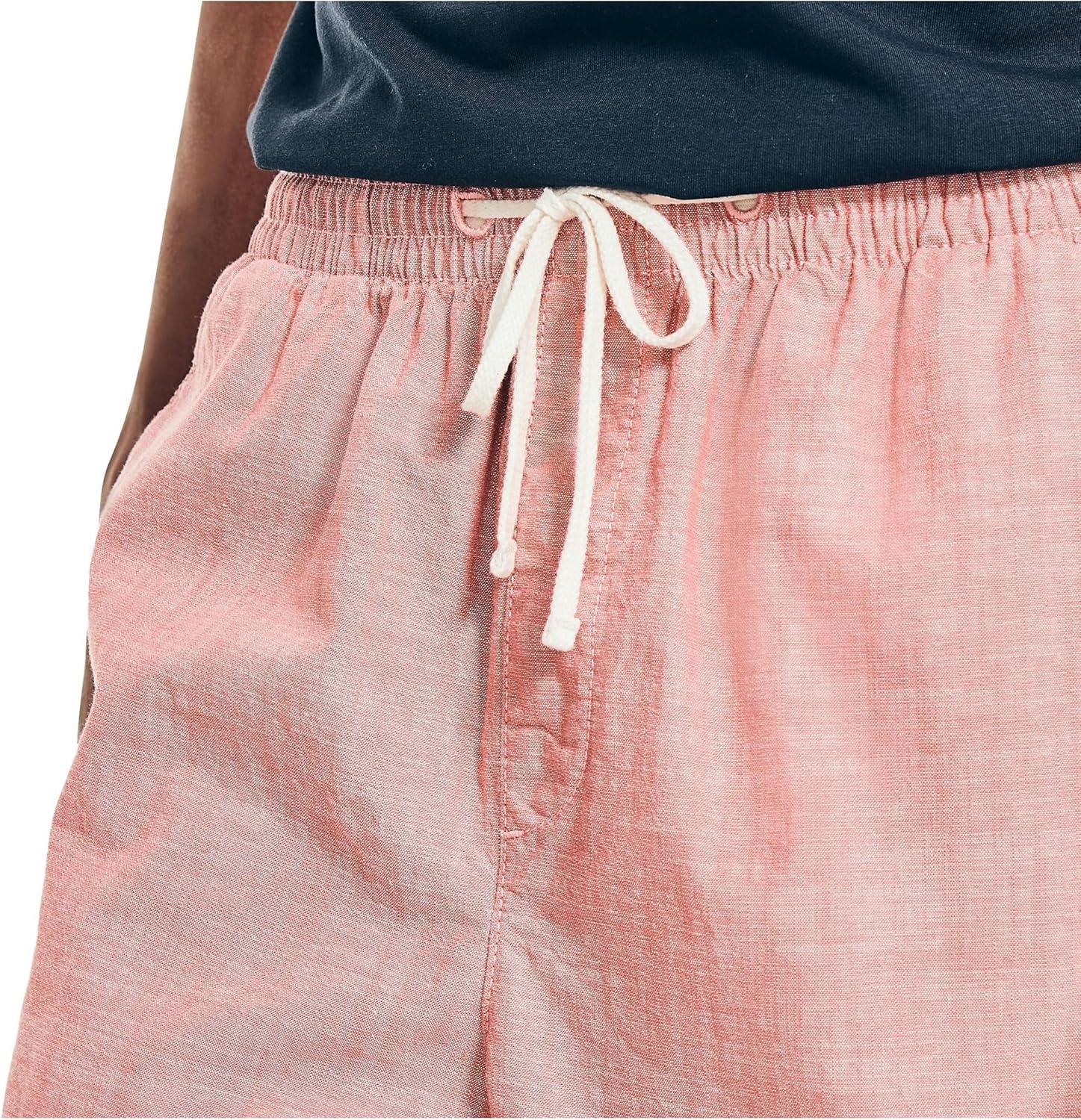 imageNautica Mens Mens 7 Classic Fit Boardwalk ShortsMineral Red