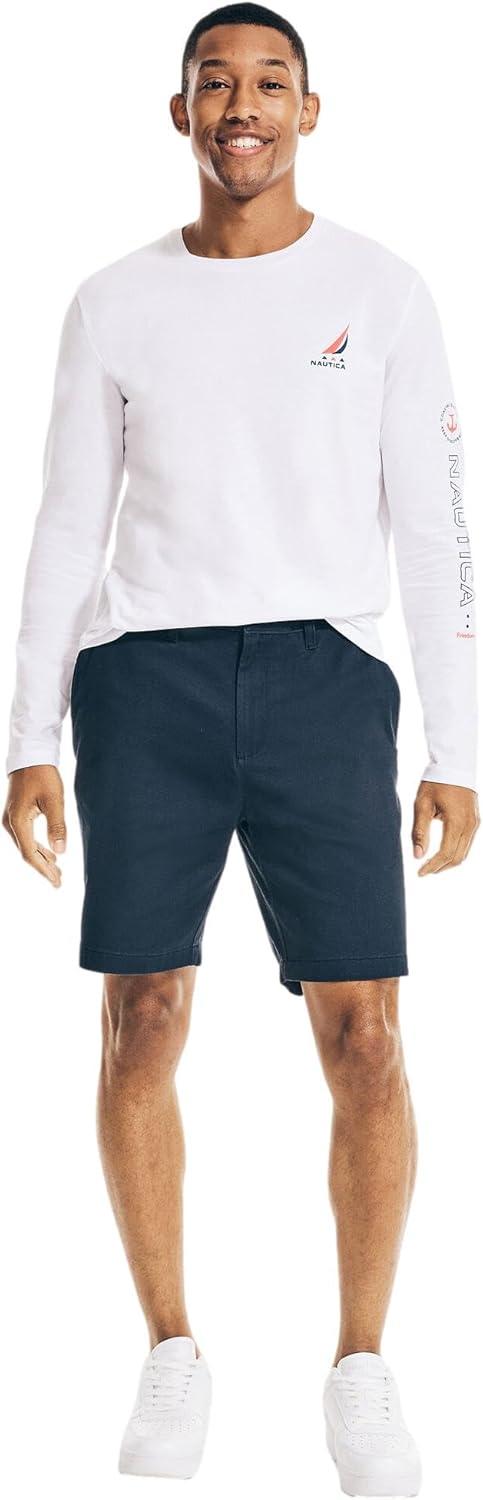 imageNautica Mens Nautica 85 Deck ShortFrench Navy