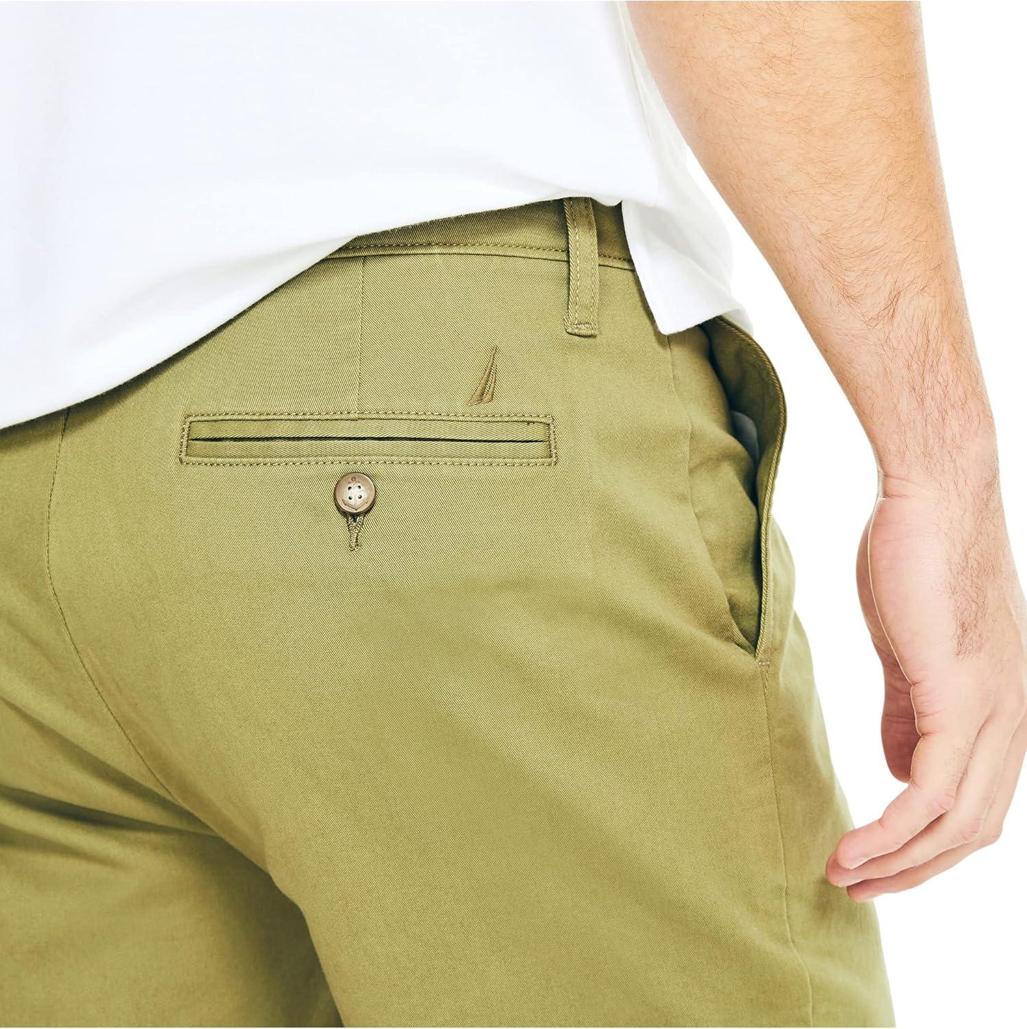 imageNautica Mens Nautica 85 Deck ShortLight Olive
