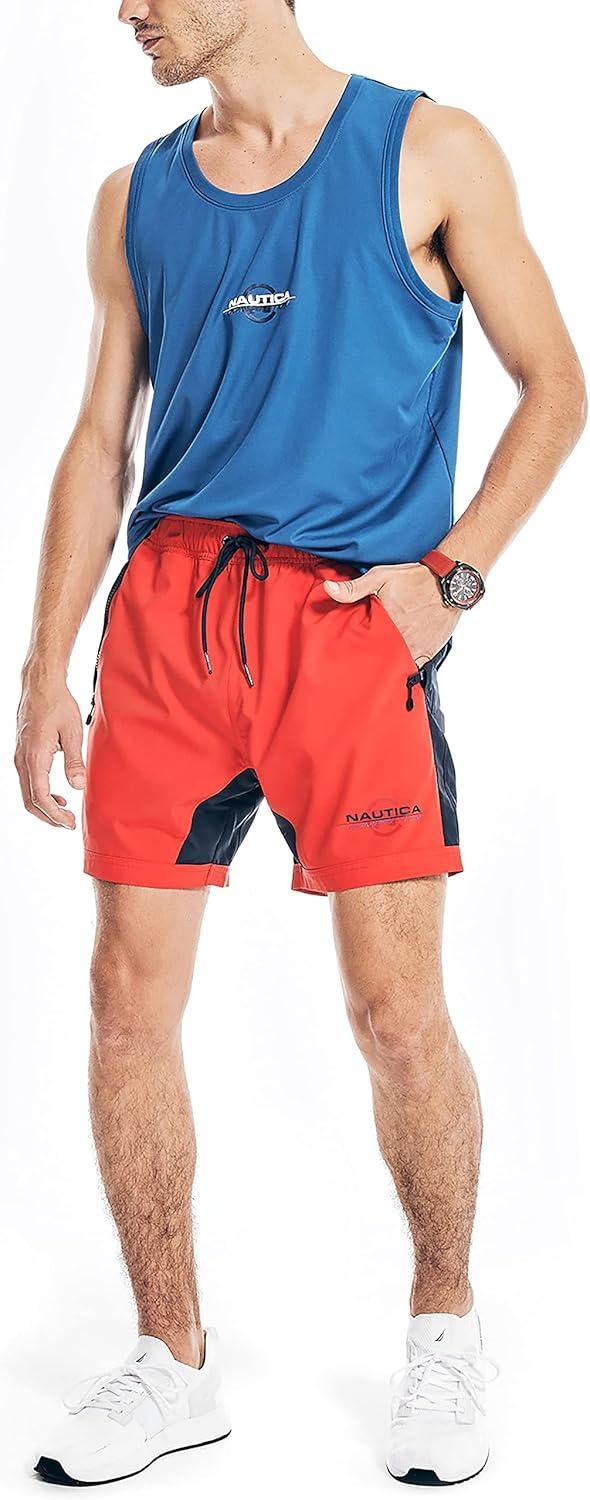 imageNautica Mens Nautica Competition Sustainably Crafted 6 Performance ShortNavy
