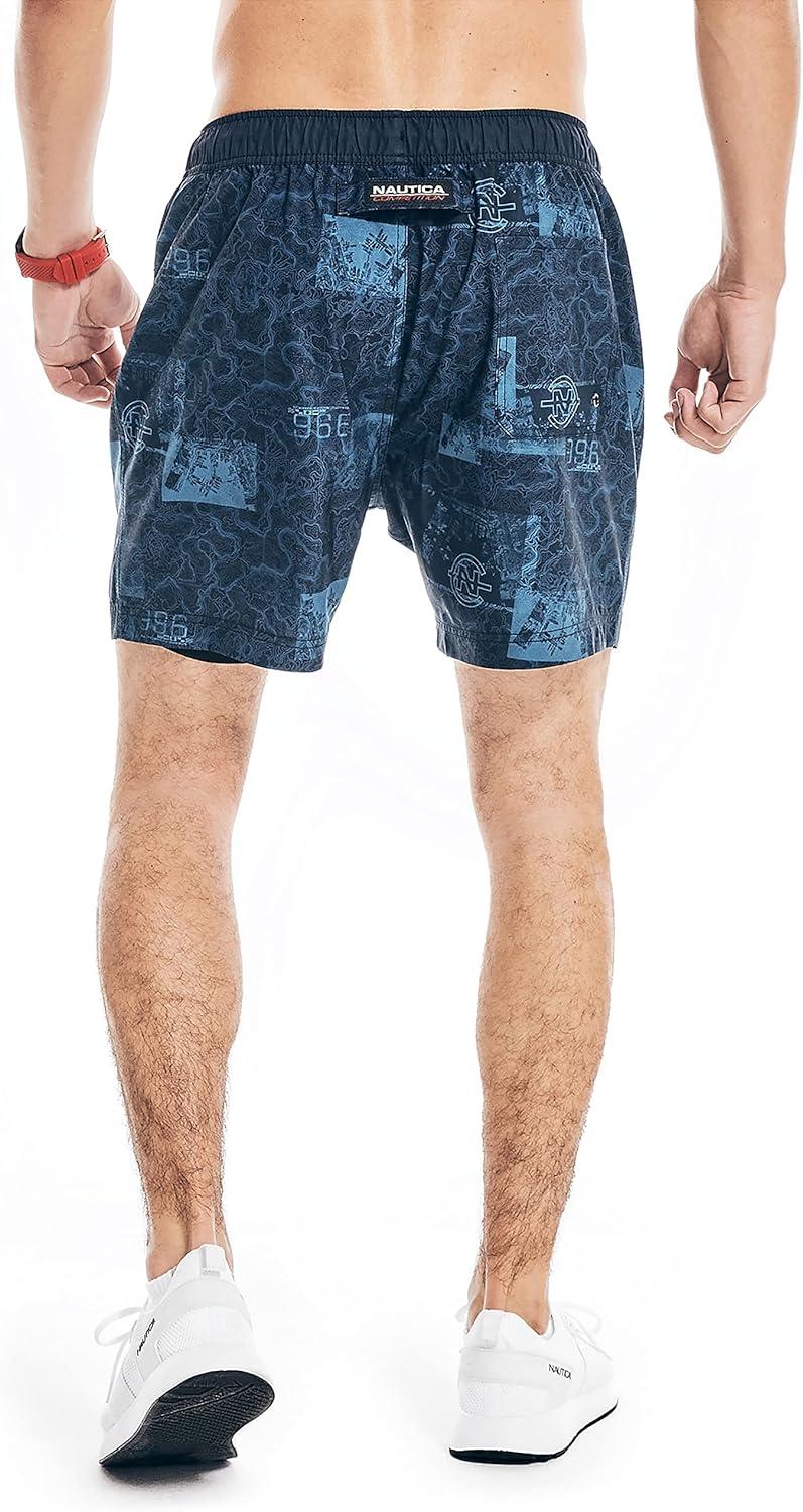 imageNautica Mens Nautica Competition Sustainably Crafted 6 Performance ShortNavy Multi