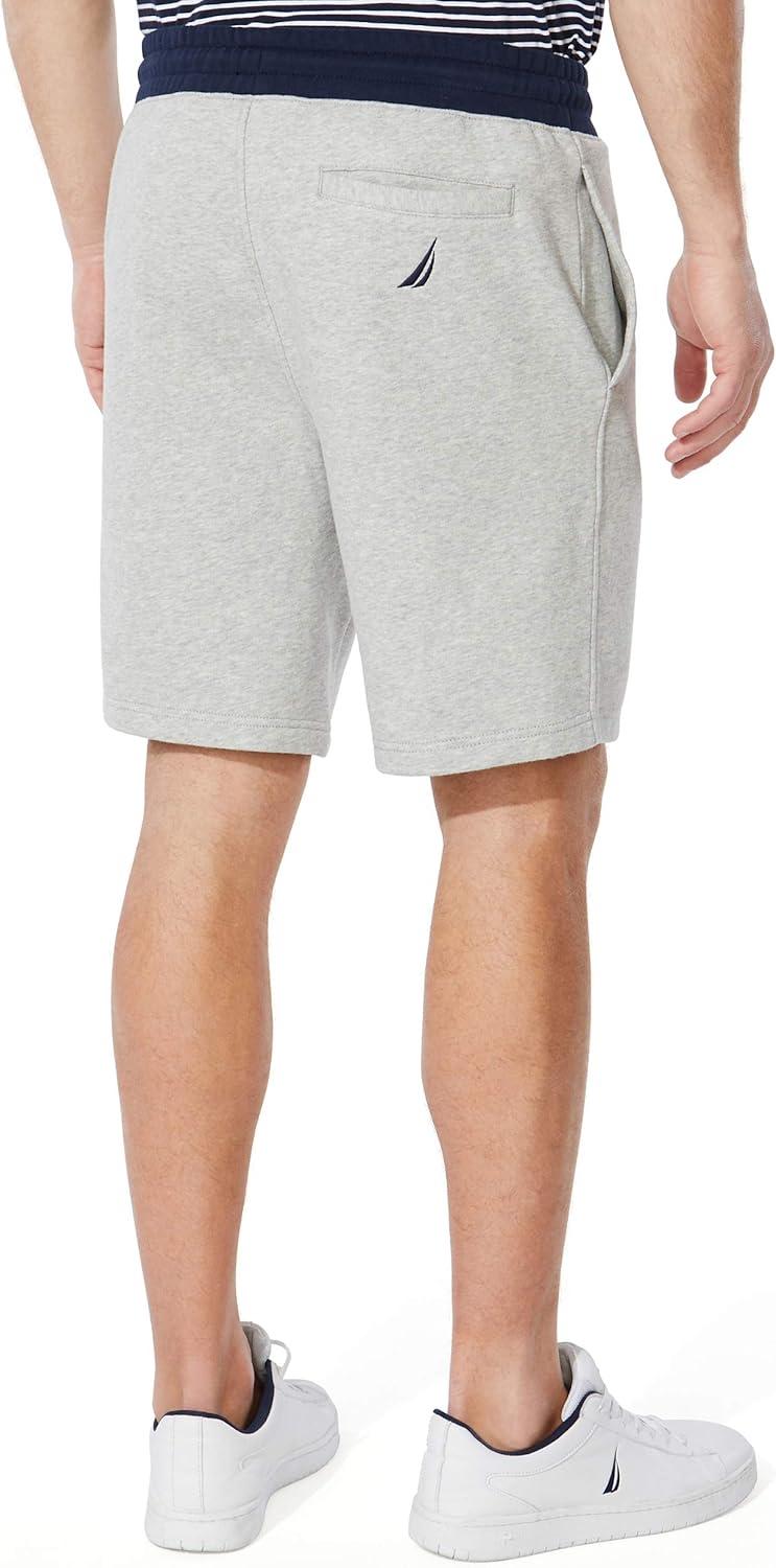 imageNautica Mens Nautica Mens Fleece Logo ShortsGrey Heather