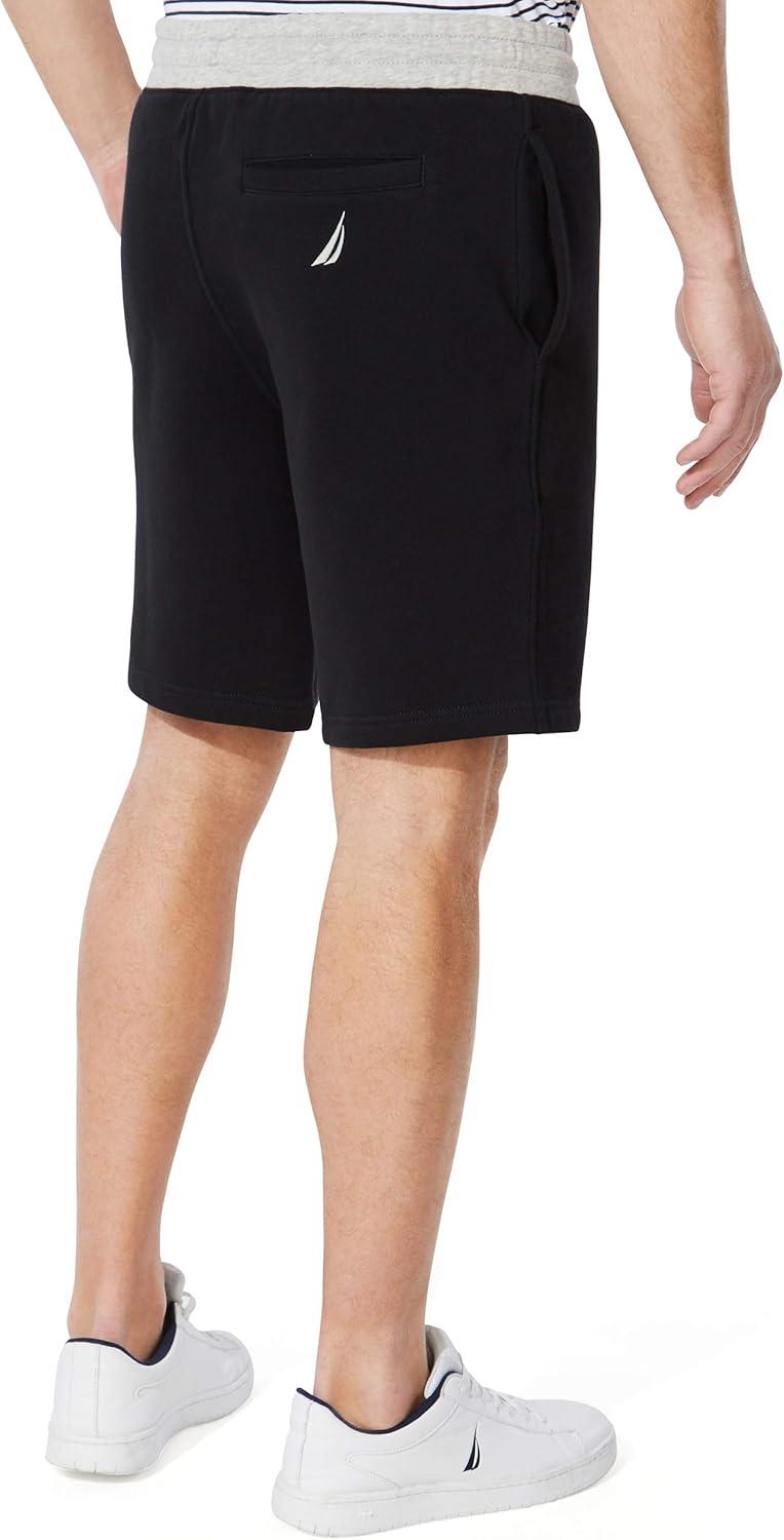 imageNautica Mens Nautica Mens Fleece Logo ShortsTrue Black
