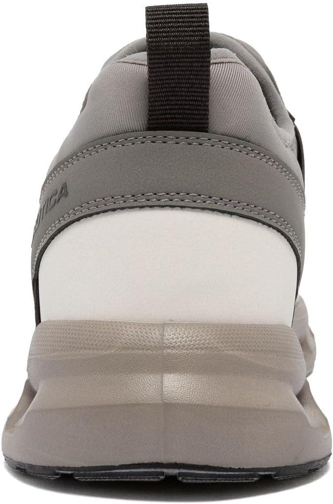 imageNautica Mens Running Sneakers Sport Fashion LaceUp Athletic Soft Shoes for Gym Tennis Men Cushioned Breathable Lightweight amp ComfortableAsh Taupe Zer