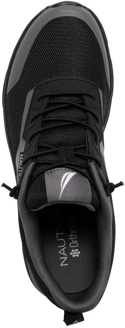 imageNautica Mens Running Sneakers Sport Fashion LaceUp Athletic Soft Shoes for Gym Tennis Men Cushioned Breathable Lightweight amp ComfortableBlack Charcoal Kamilo