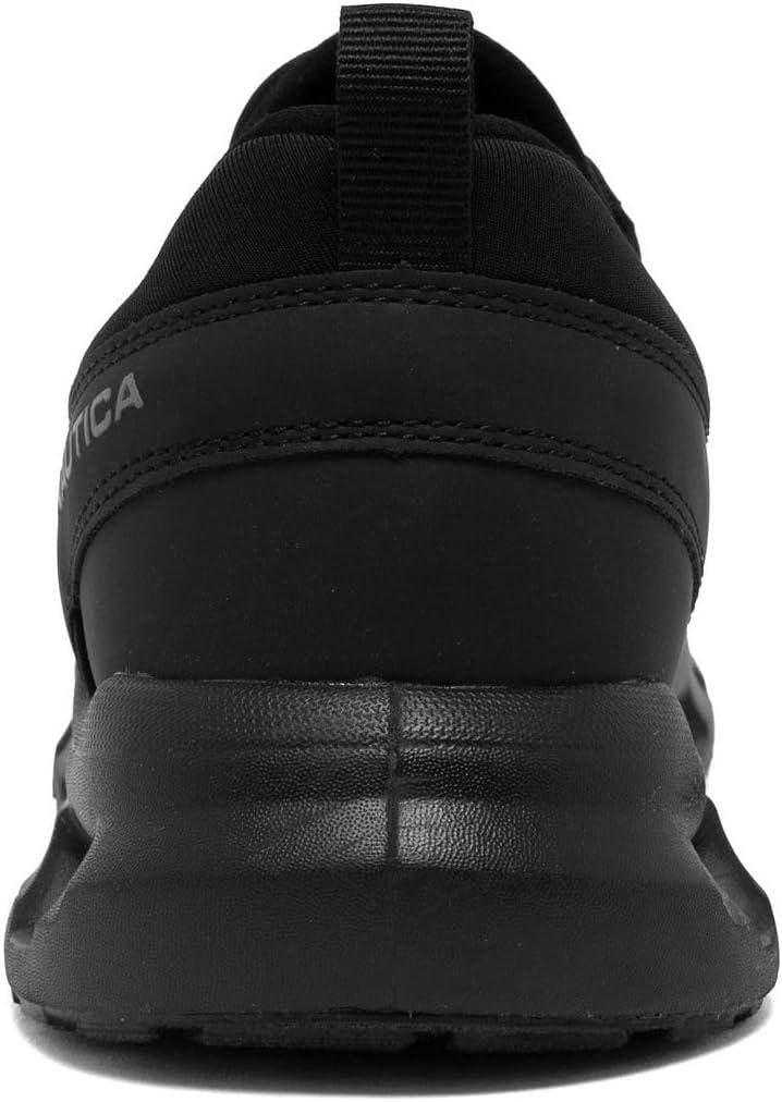 imageNautica Mens Running Sneakers Sport Fashion LaceUp Athletic Soft Shoes for Gym Tennis Men Cushioned Breathable Lightweight amp ComfortableBlack Mono Zer