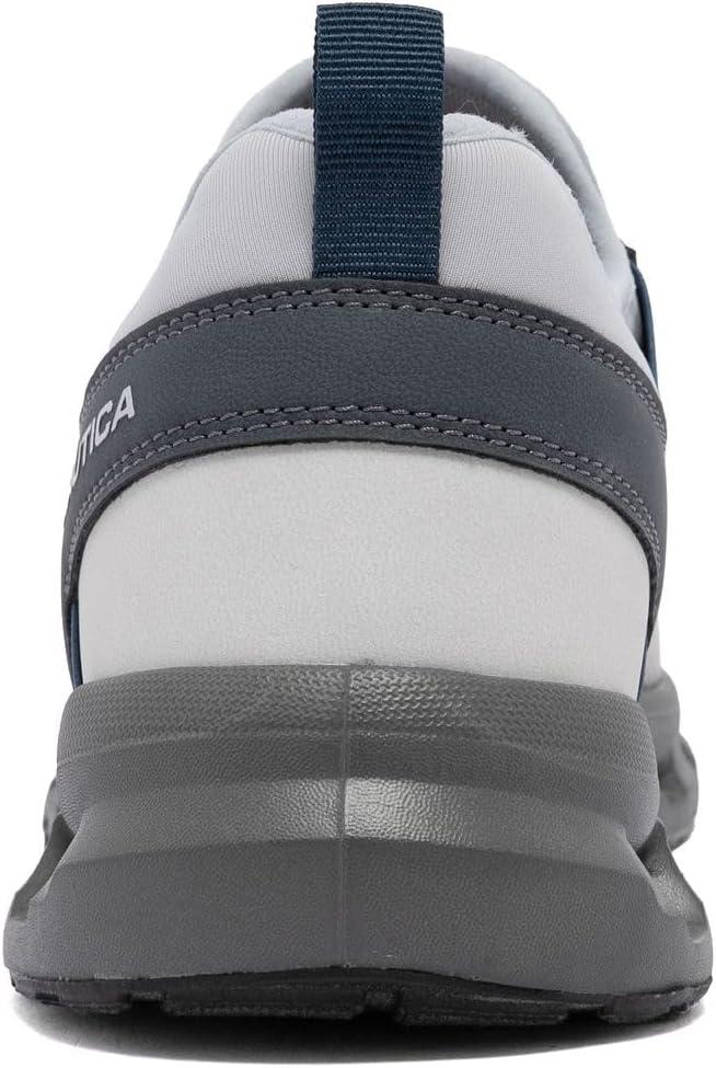 imageNautica Mens Running Sneakers Sport Fashion LaceUp Athletic Soft Shoes for Gym Tennis Men Cushioned Breathable Lightweight amp ComfortableGrey Slate Zer