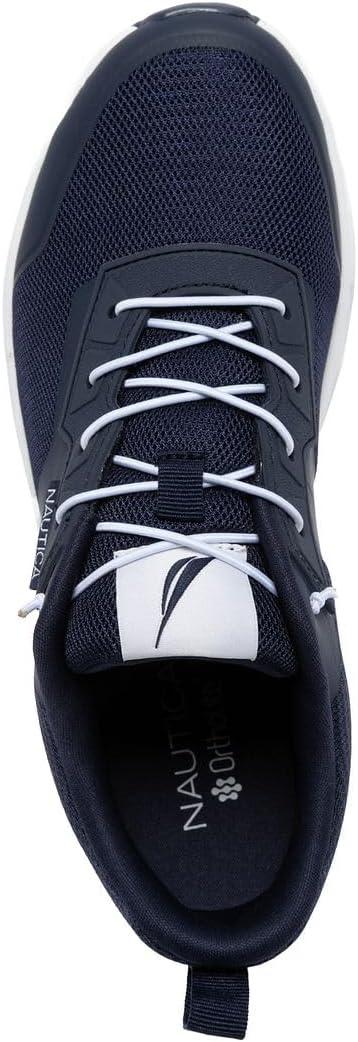 imageNautica Mens Running Sneakers Sport Fashion LaceUp Athletic Soft Shoes for Gym Tennis Men Cushioned Breathable Lightweight amp ComfortableNavy White Kamilo
