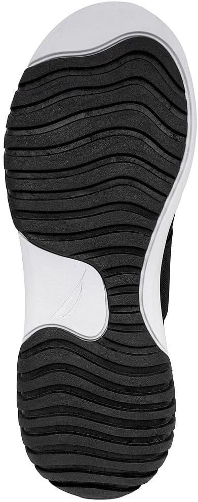 imageNautica Mens Sneakers Athletic Comfortable Casual LaceUp Fashion Walking ShoesBlack White Geoff