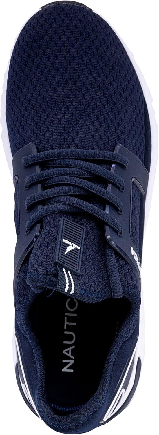 imageNautica Mens Sneakers Athletic Comfortable Casual LaceUp Fashion Walking ShoesNavy White Aron