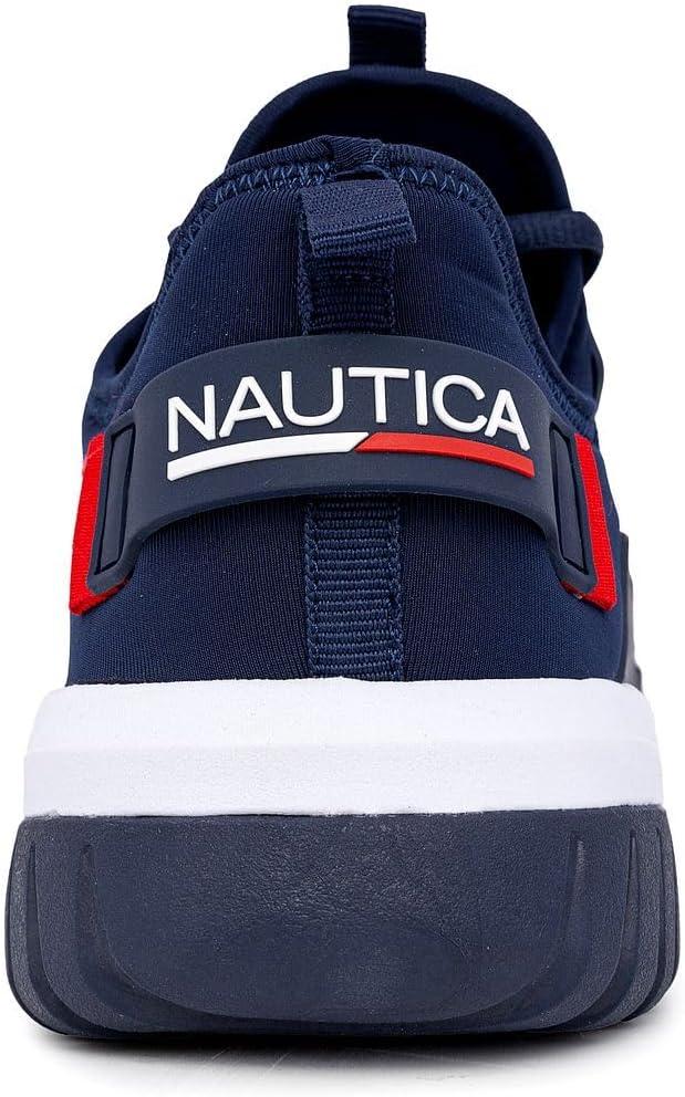 imageNautica Mens Sneakers Athletic Comfortable Casual LaceUp Fashion Walking ShoesNavy Whitegeoff
