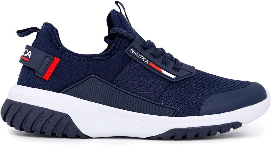 imageNautica Mens Sneakers Athletic Comfortable Casual LaceUp Fashion Walking ShoesNavy Whitegeoff
