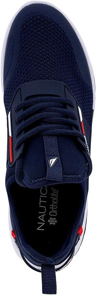 imageNautica Mens Sneakers Athletic Comfortable Casual LaceUp Fashion Walking ShoesNavy Whitegeoff