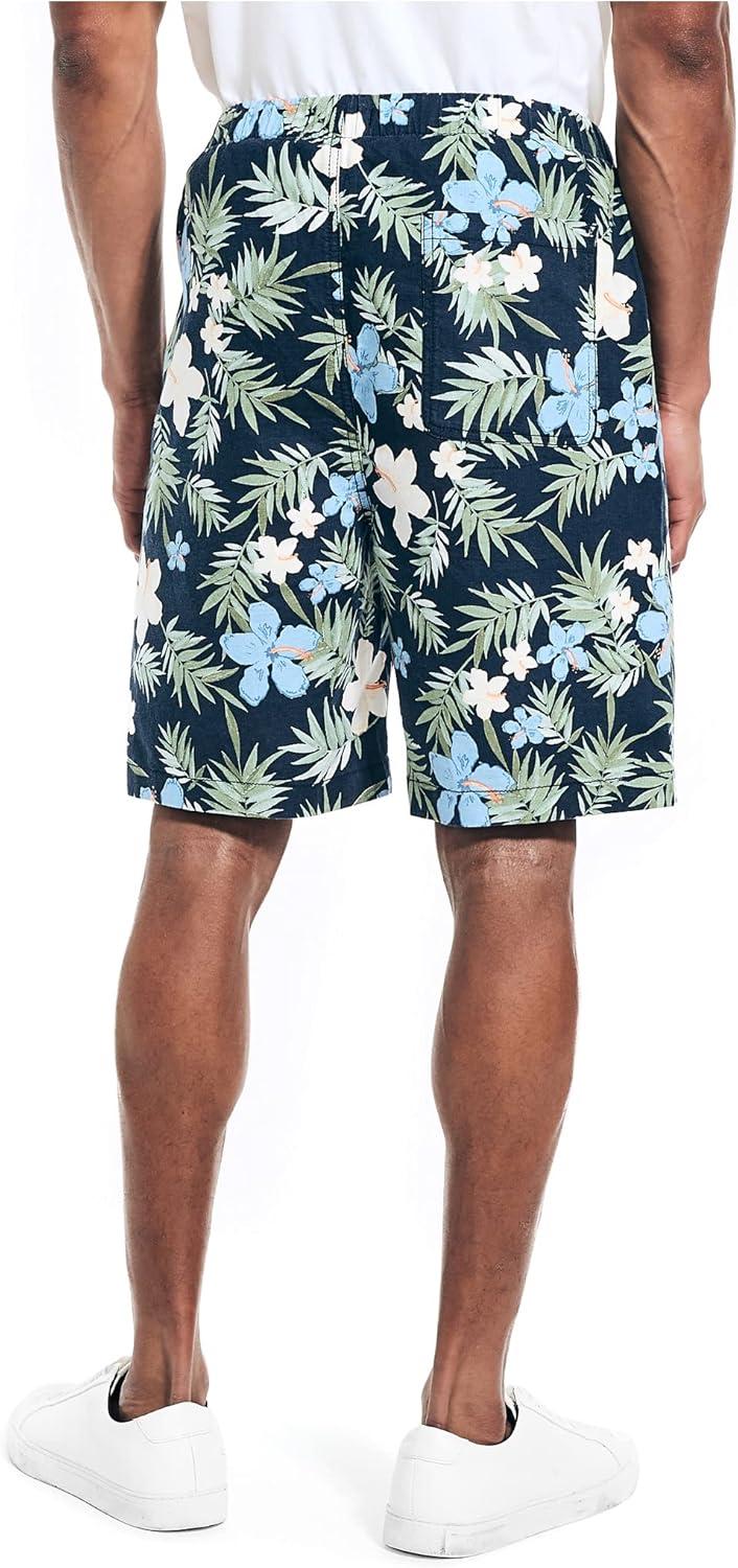 imageNautica Mens Sustainably Crafted 85 Printed Cabana ShortNavy