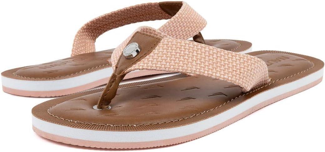 imageNautica Womens Casual Thong FlipFlop SandalsCoral