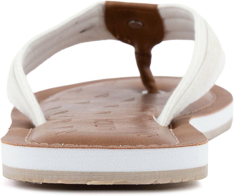 imageNautica Womens Casual Thong FlipFlop SandalsWhite