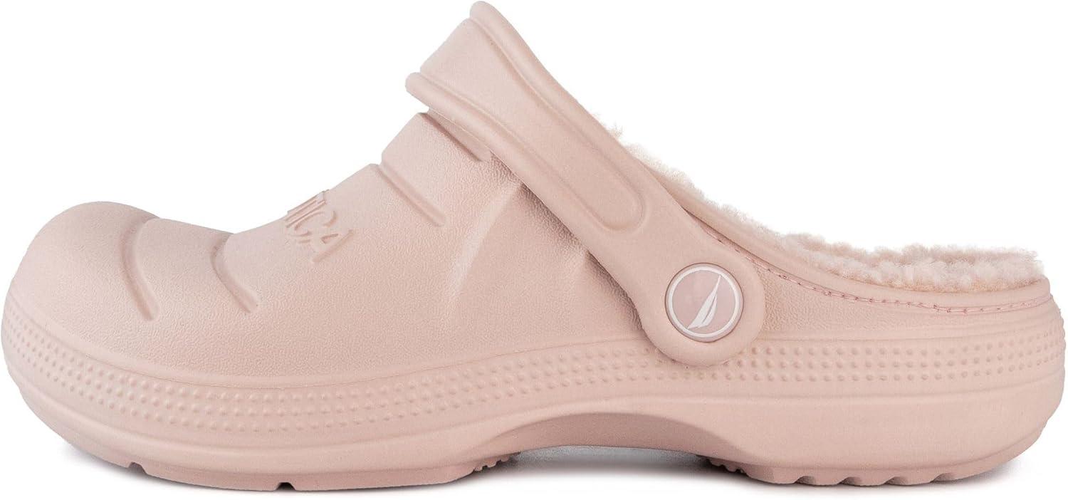 imageNautica Womens Clogs Athletic Sports Sandal Water Shoes SlipOn with Adjustable Back Strap Beach Sports Shoe River EdgeLight Mauveriver Breese