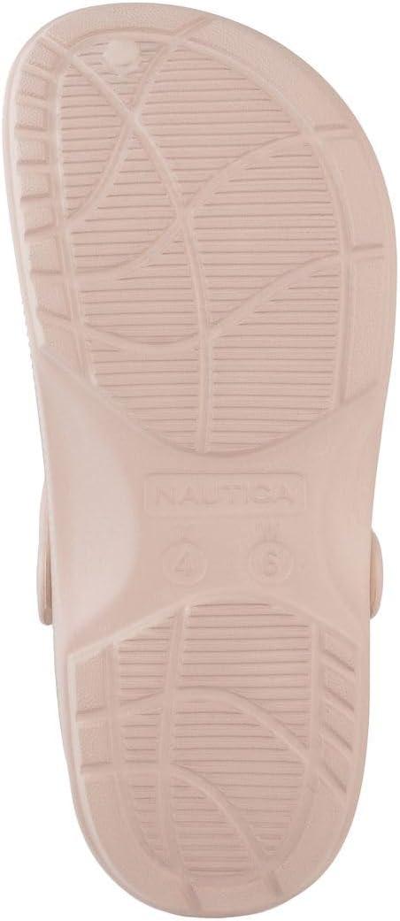 imageNautica Womens Clogs Athletic Sports Sandal Water Shoes SlipOn with Adjustable Back Strap Beach Sports Shoe River EdgeLight Mauveriver Breese