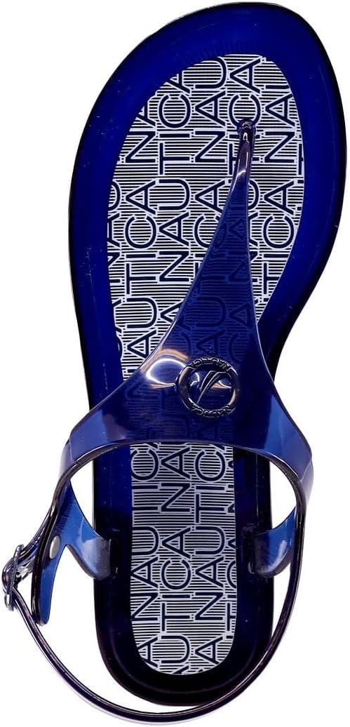 imageNautica Womens Thong Strap Sandal FlipFlop Boat SlideNavygustava