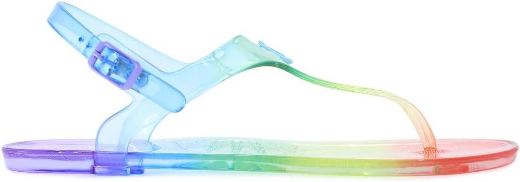 imageNautica Womens Thong Strap Sandal FlipFlop Boat SlideRainbowgustava