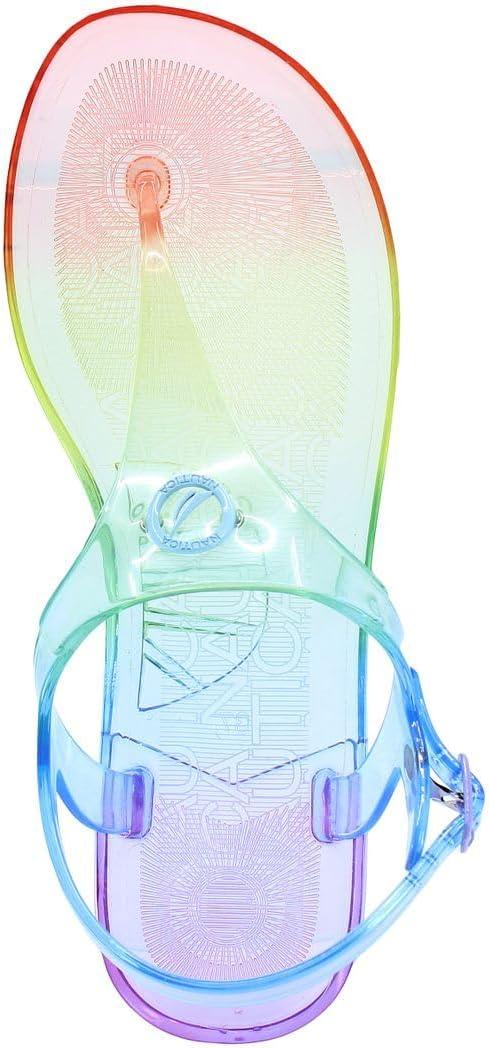 imageNautica Womens Thong Strap Sandal FlipFlop Boat SlideRainbowgustava