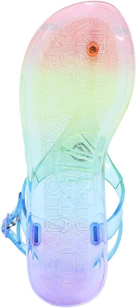 imageNautica Womens Thong Strap Sandal FlipFlop Boat SlideRainbowgustava
