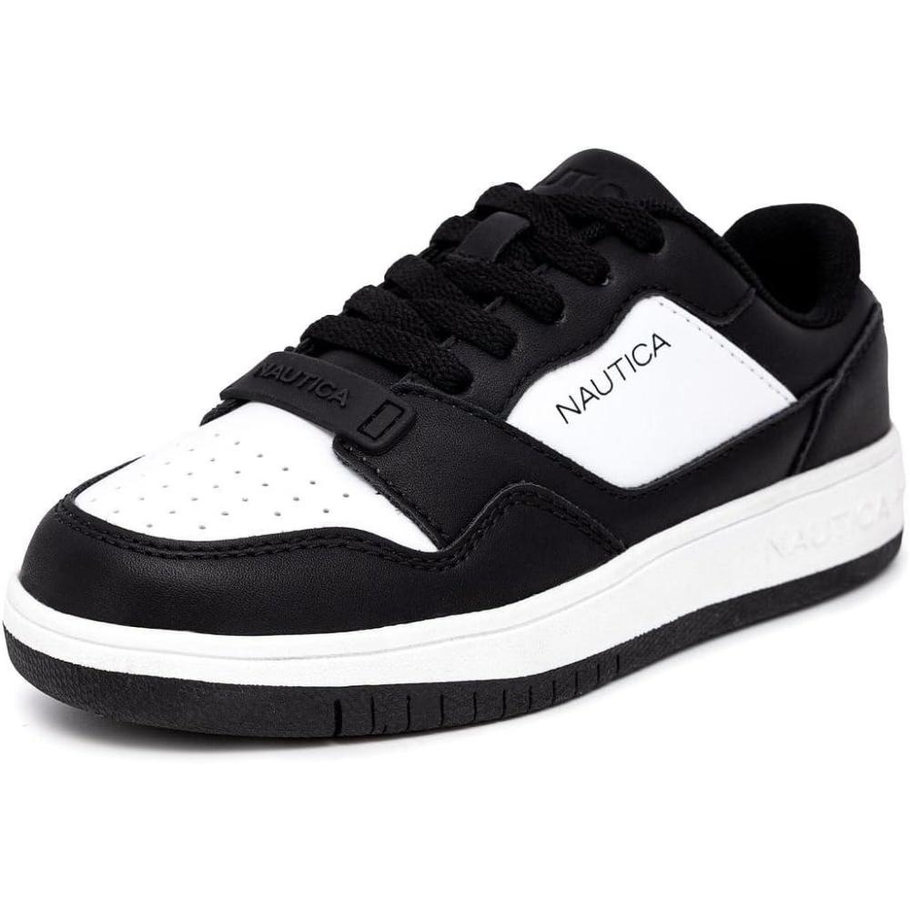 imageNautica Boys LowTop Sneakers Basketball Tennis Shoes for Kids Outdoor School Running Shoes Sizes for Big KidLittle KidPanda One