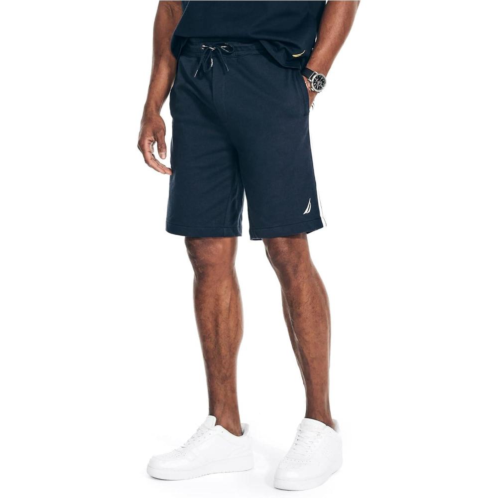 imageNautica Mens 9 Cotton Terry ShortNavy