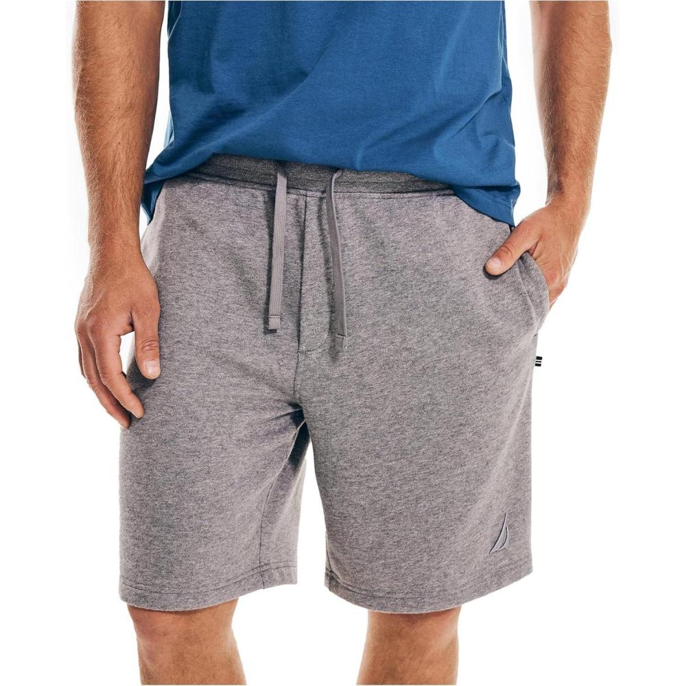 imageNautica Mens 9 Solid Fleece ShortStone Grey Heather