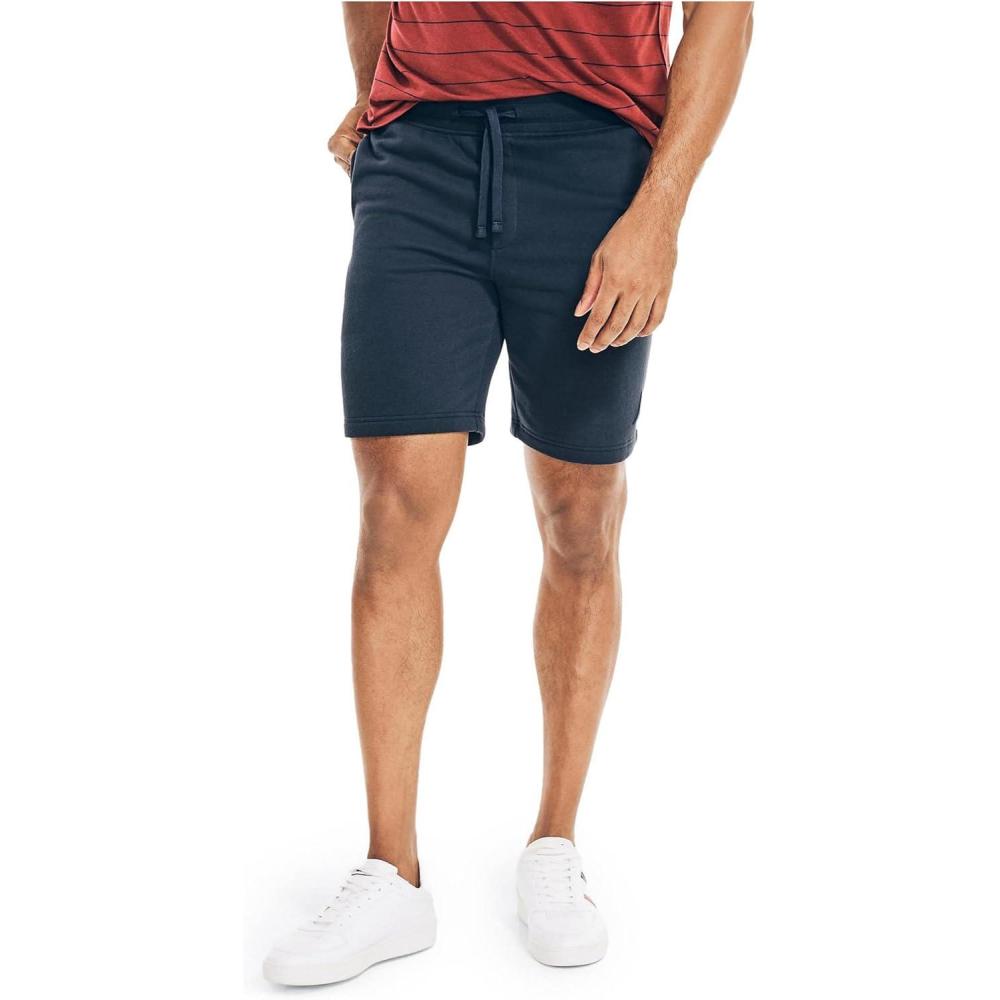 imageNautica Mens 9 Solid Fleece ShortTrue Navy