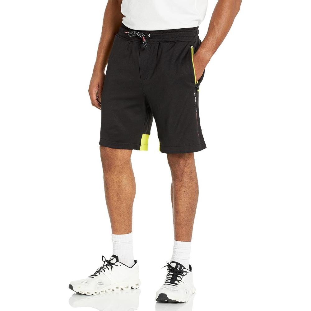 imageNautica Mens Competition Sustainably Crafted 9 Performance ShortTrue Black