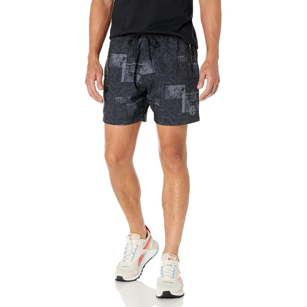 imageNautica Mens Nautica Competition Sustainably Crafted 6 Performance ShortBlack Multi