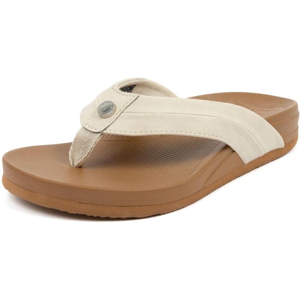 imageNautica Womens Casual Thong FlipFlop SandalsSnowanglin