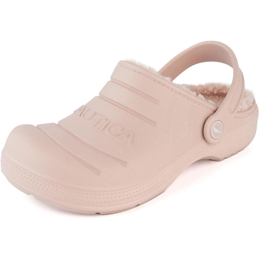 imageNautica Womens Clogs Athletic Sports Sandal Water Shoes SlipOn with Adjustable Back Strap Beach Sports Shoe River EdgeLight Mauveriver Breese