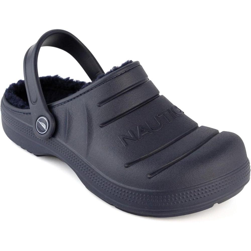 imageNautica Womens Clogs  Athletic Sports Sandal  Water Shoes SlipOn with Adjustable Back Strap  Beach Sports Shoe  River EdgeNavy Seasriver Breese