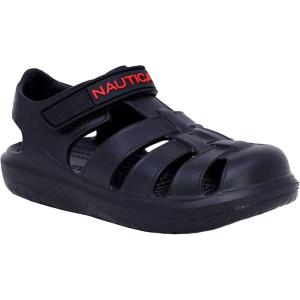 Nautica Kids Closed-Toe Outdoor Sport Casual Sandals – Lightweight, Comfortable Eva Toddler Play Water Shoe -Splashest|Boy – Girl (Little Kid/Toddler)(Navy)
