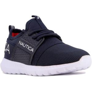 Nautica Kids Girls Metallic Fashion Sneaker Lace-Up Athletic Running Shoe I kappil I (Big Kid – Little Kid – Toddler)(Midnight)